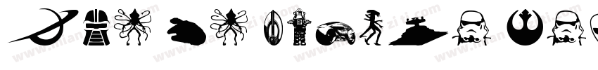 Sci Fi Bronze Regular字体转换